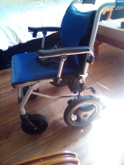 Rubicon World's Lightest Foldable Electric Wheelchair 30 Lb Max Weight 220 Lb