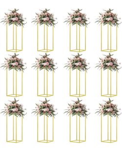 Column Vases (12 Pieces)