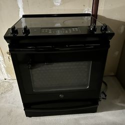 GE 30 in. 4.4 cu. ft. Drop-In Electric Range with Self-Cleaning Oven in Black