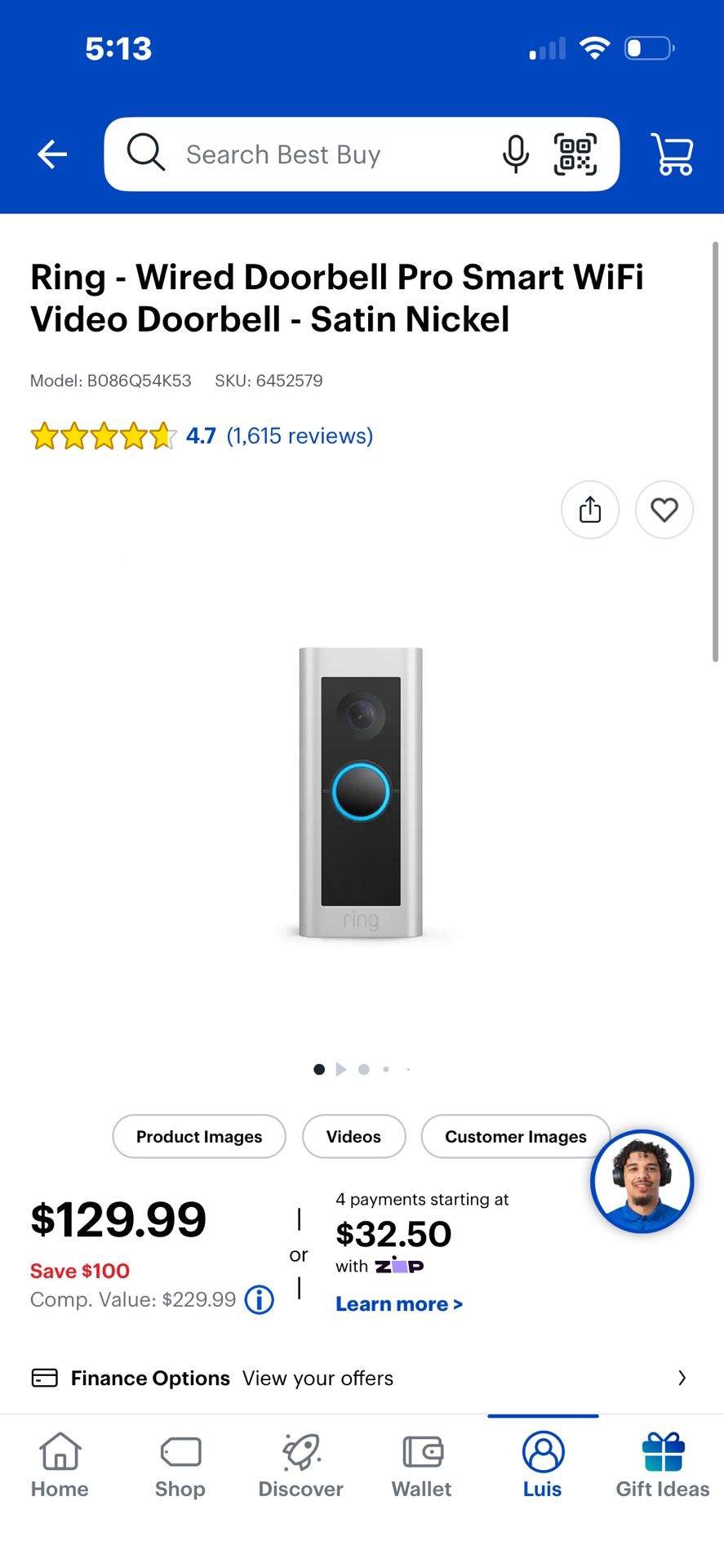 Brand New Ring Floodlight & Wi-Fi Doorbell – Security Bundle