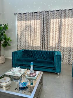 Velvet couches