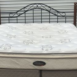King Size Bed with Mattress Set