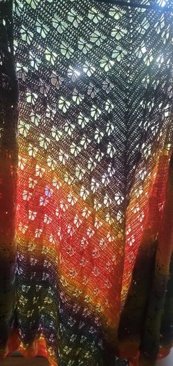 Butterfly Patterned Shawl