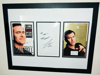 Bruce Campbell (Evil Dead) Signed/Autographed, Framed