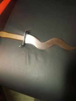 Vintage wavy "Kris-style wall hanger Dagger.