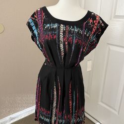 Colorful cool fabric dress