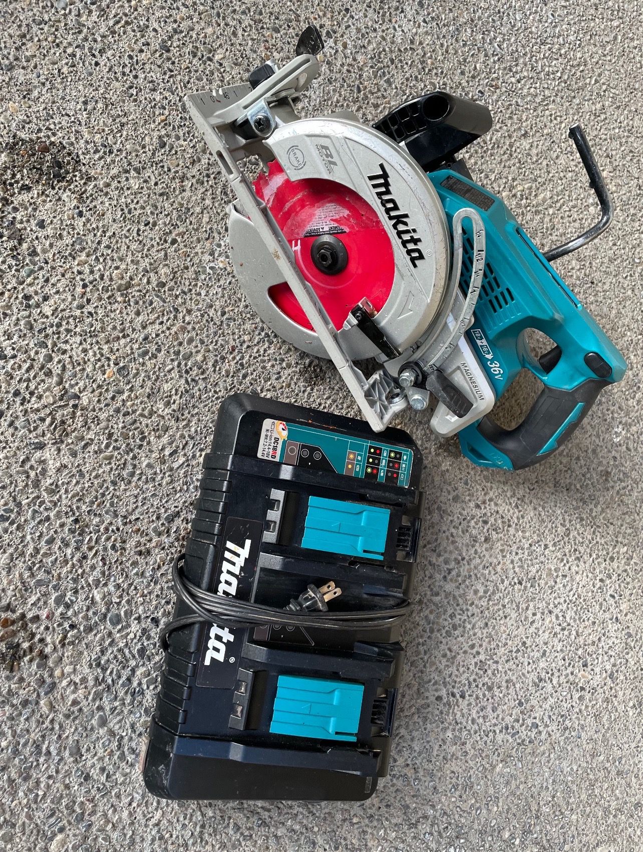 Makita 36V (18x2) Circular Saw 7-1/4 in