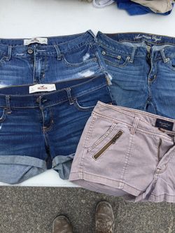 Girls Shorts Hollister and American Eagle