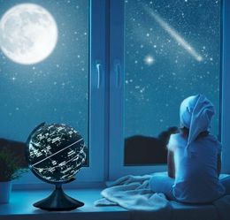 3-in-1 LED World Globe with Illuminated Star Map