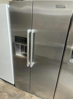 KitchenAid Side by Side Stainless Steel Fridge IceMaker