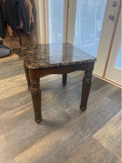 Wooden side table