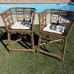 Pier 1 Imports Rattan Counter-Height Stools
