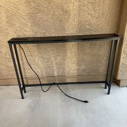 Narrow Black Console Table NEW; Cross streets and dimensions in description below 👇🏻