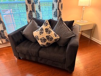 Sofa and loveseat and coffee tables