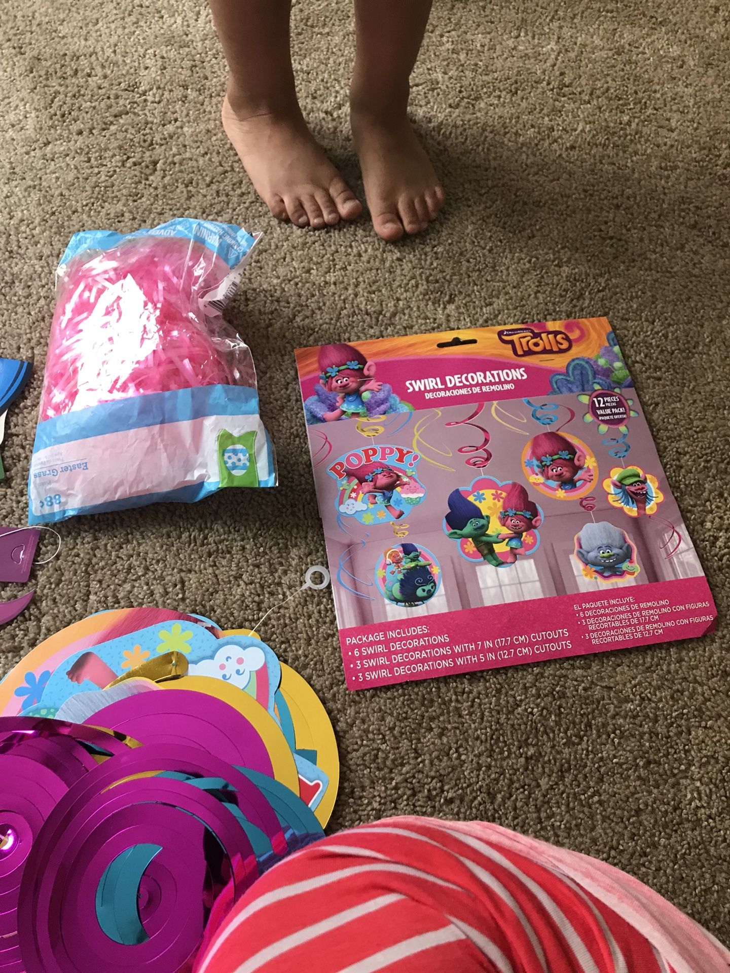 Birthday party supplies