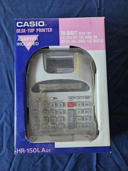 Casio HR-150LA Desktop Printing Calculator