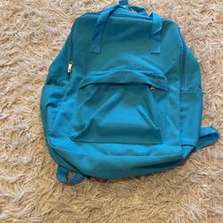 Blue School Backpack 