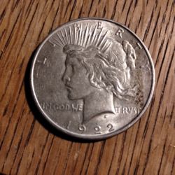 1922 Silver  Peace Dollar
