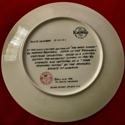 $50 Norman Rockwell 'The Music Maker' 1981 