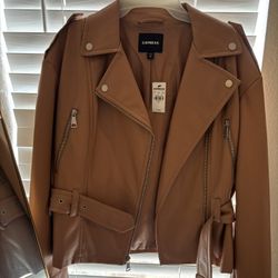NWT Faux Express Jacket 