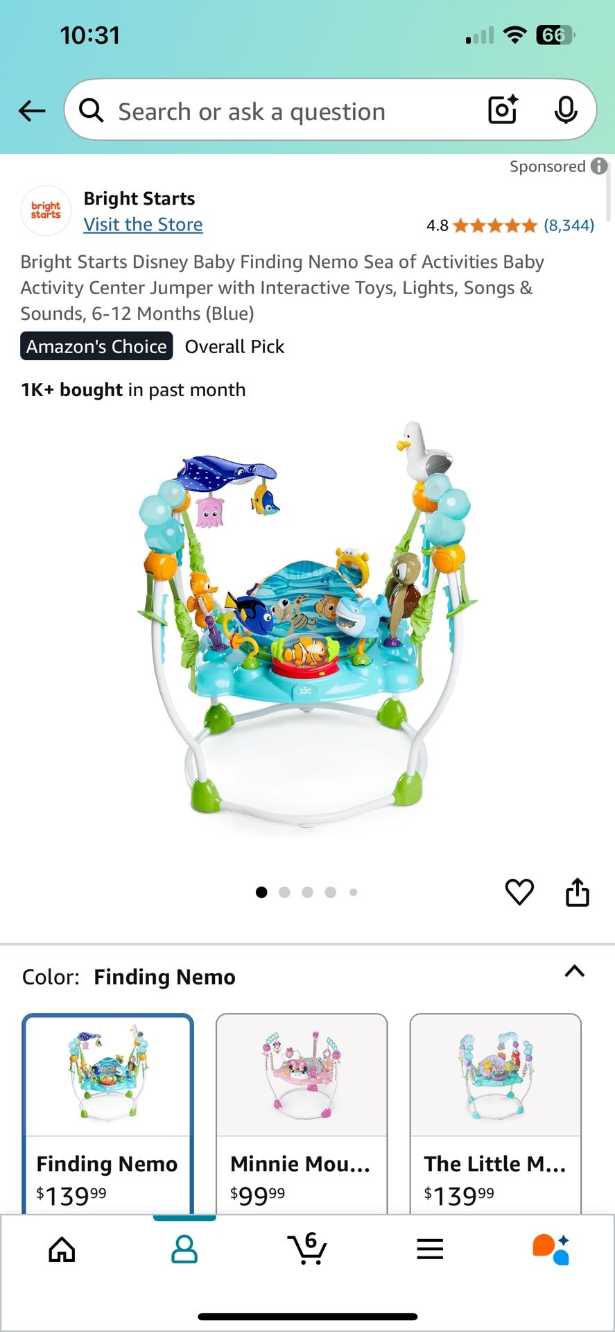 Trampolín Para Bebe Nuevo