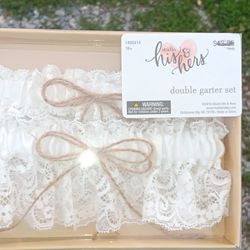 Wedding Veil And  Garter Set 