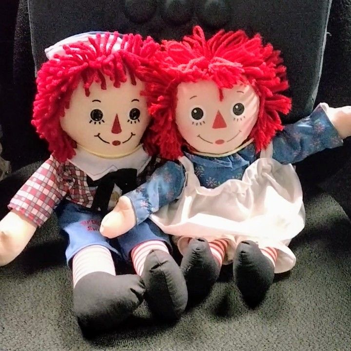 RAGGEDY ANDY & RAGGEDY ANNE DOLLS