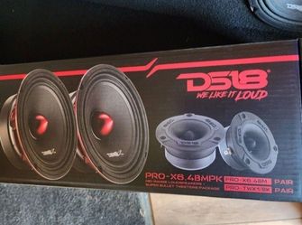 Ds18 Red Tips Speaker Package 