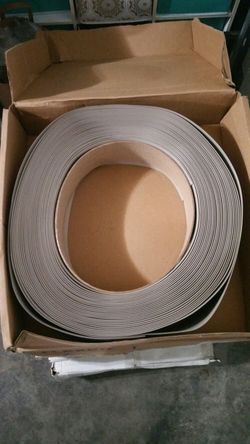 Rubber wall base 120 feet.