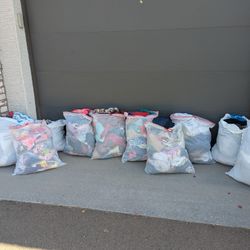 10 Bags Full Of Clothing
