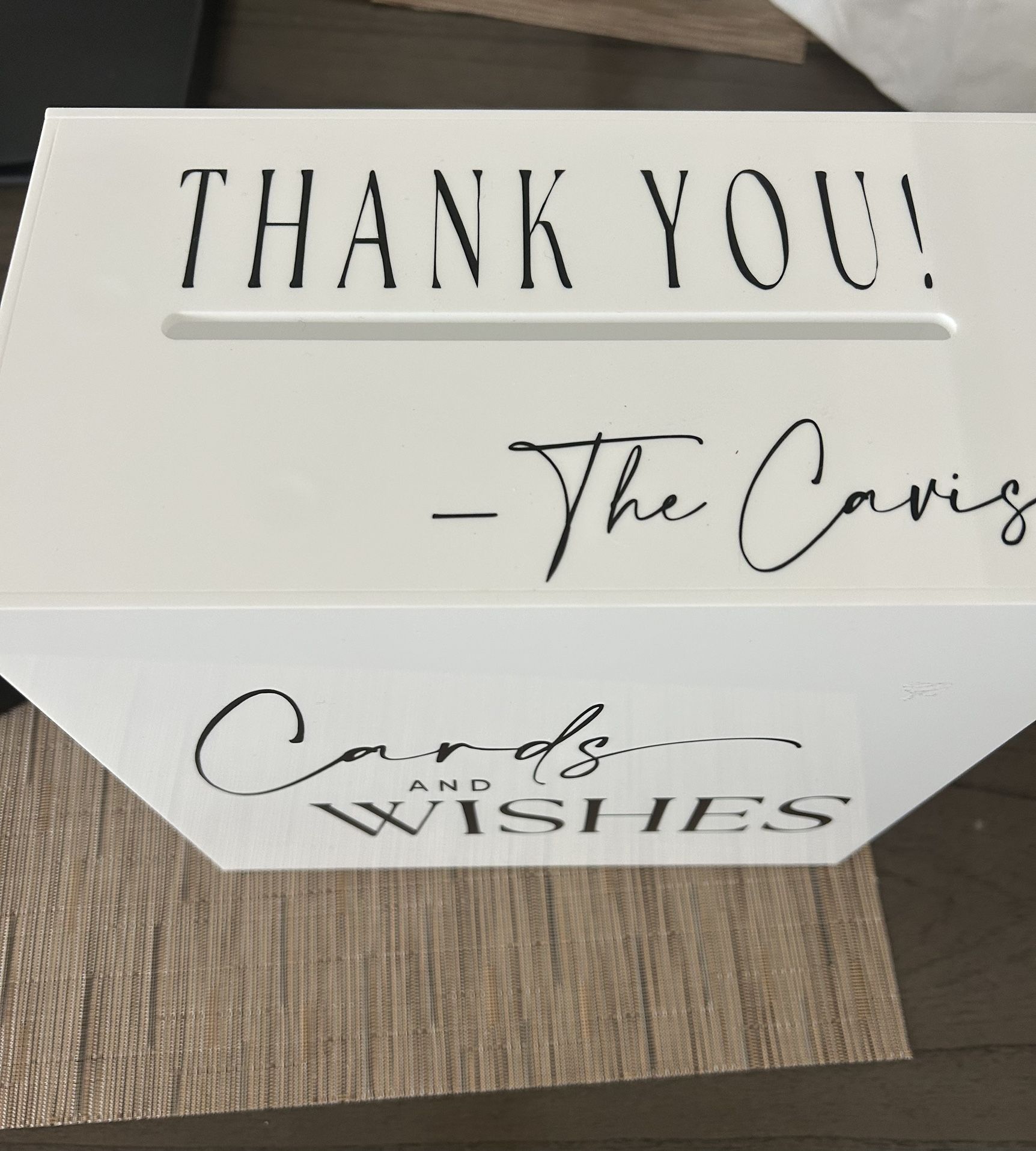 Wedding Card Box