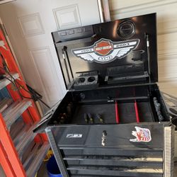 34”x23” Black Tool Cart With Tools Shown