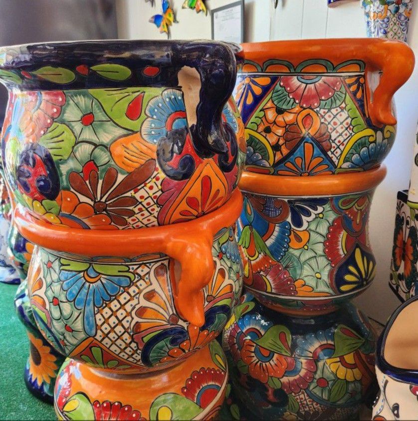 🪴🇲🇽L Talavera Pots And Clay Pottery..🏺✨️4470 5 Lincoln Ave Cypress Ca 90630 🪴🏺
