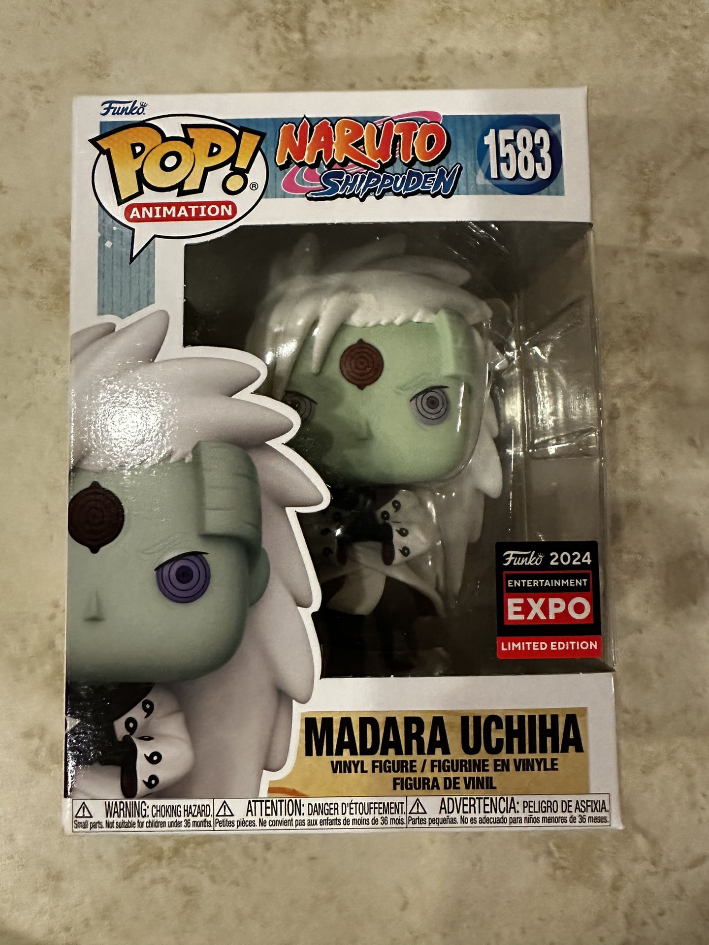Madara Uchiha Naruto Funko Pop 2024 Expo