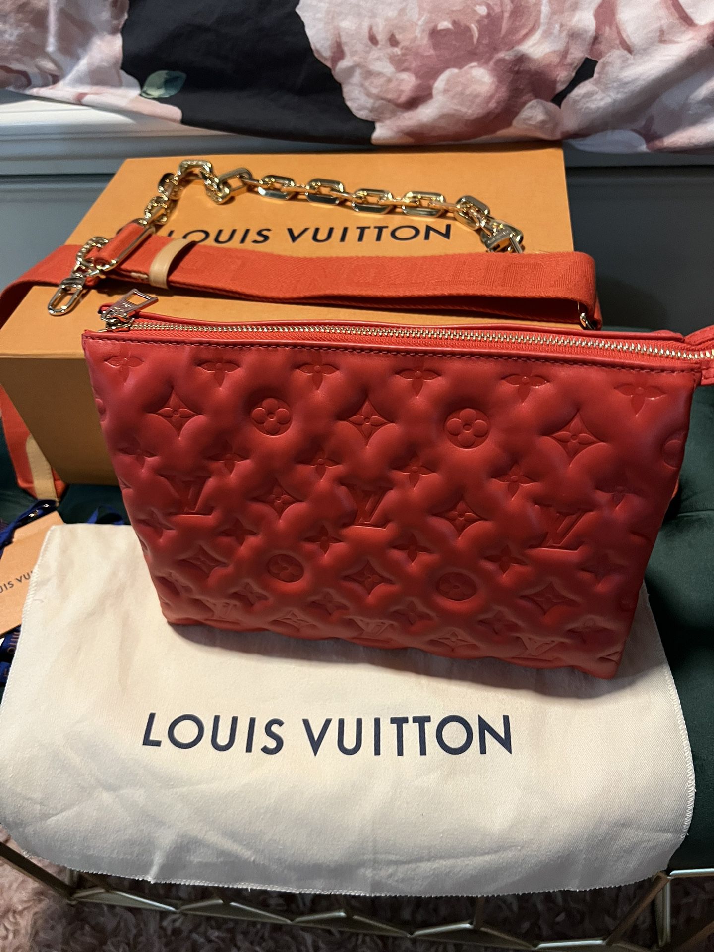 Lv Coussin Pm Red
