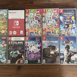 Nintendo Switch Games All 25 For $200