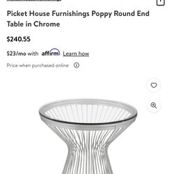 End Table Chrome 