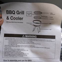 Small BBQ Grill & Cooler