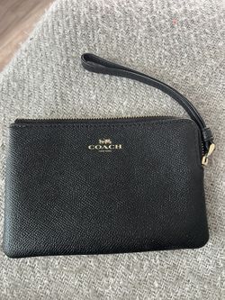 Coach Corner Zip Wristlet 