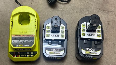 Ryobi 18V Lithium Battery and Charger Set