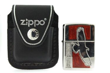 Zippo Lighter Harley Davidson FLYING EAGLE with Case
