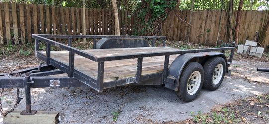 7x12 HD EQUIPMENT TRAILER  TANDEM