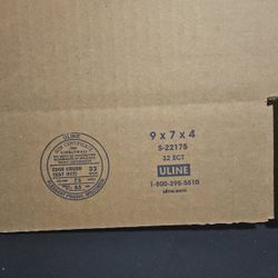 9 x 7 x 4" Lightweight 32 ECT Corrugated Shipping Boxes