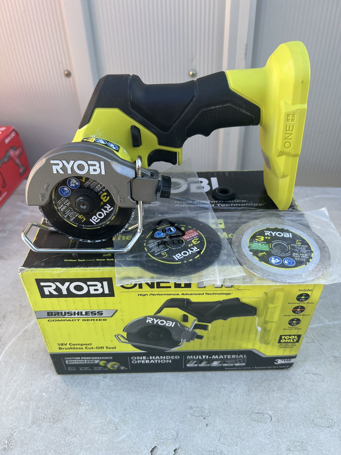 RYOBI ONE+ HP 18V Brushless Cordless Compact Cut Off Tool (Tool Only)