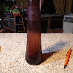 9" Plum/Amethyst Bud Vase