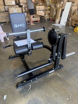 3 IN 1Leg Extension and Curl Machine, 450 lbs Adjustable Leg Curl with Plate Loaded, Leg Extender for Home Gym