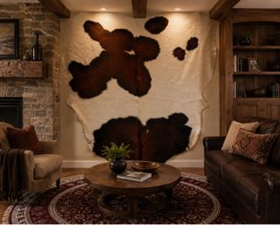 Cowhide area rugs