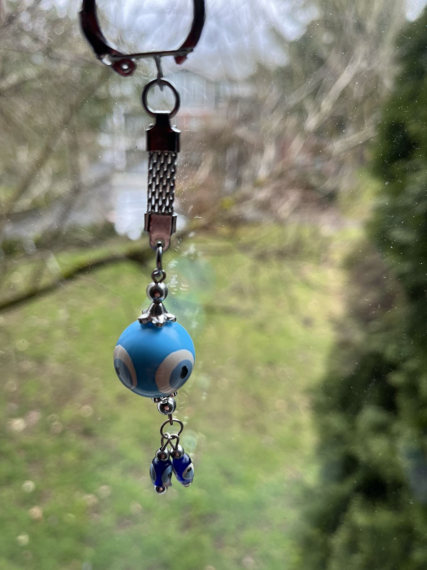 12 cm Evil Eye Keychain – Protective & Stylish Accessory