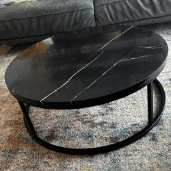 CB2 Coffee Table Marble Top