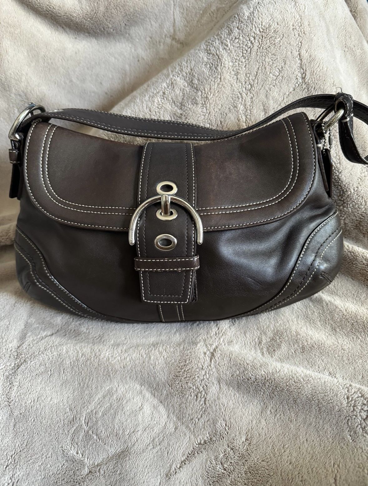 vintage coach leather soho